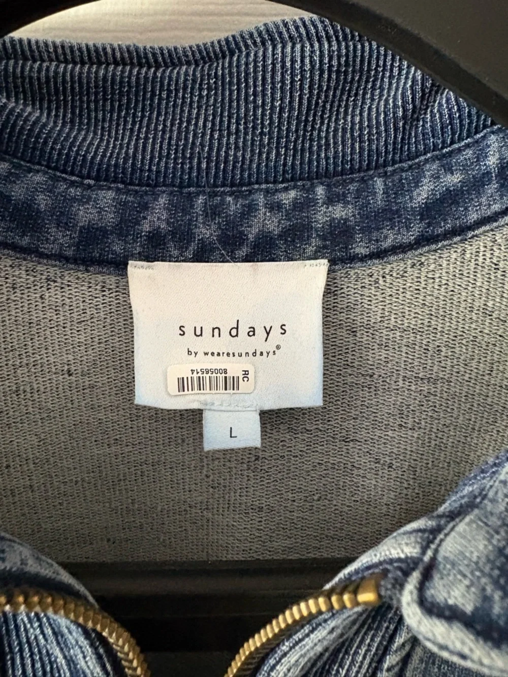 Sundays brand Thora mini dress in blue denim Size L - Picture 5 of 5